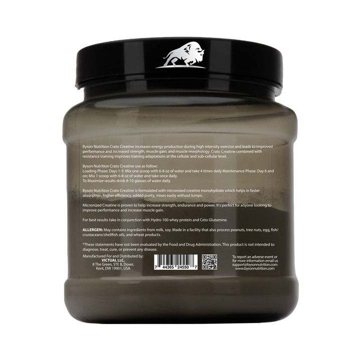 Crato Creatine Monohydrate - 100% Micronized